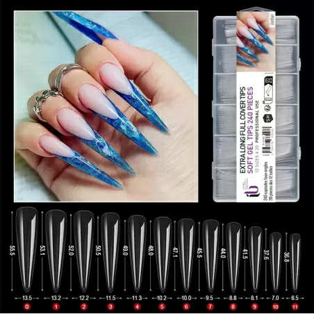 [873426] CAPSULES AMERICAINES STILETTO MEDIUM 552PC LADY'S SECRETS